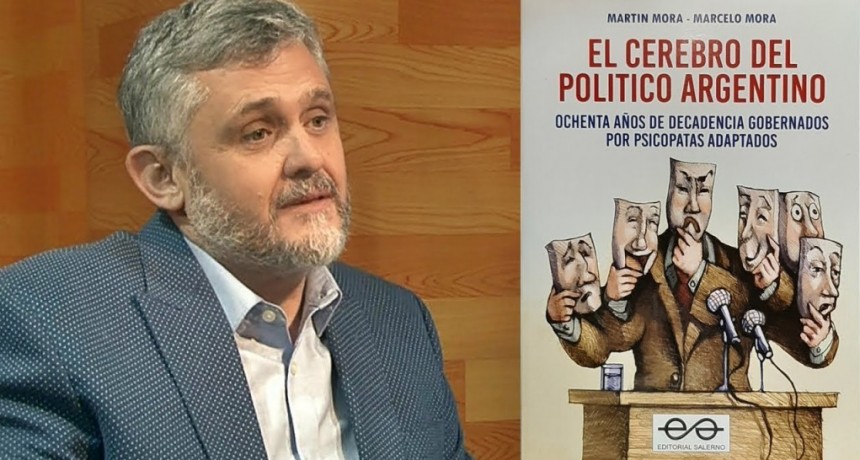 Eduardo Mora: &ldquo;Los lectores van a identificar r&aacute;pidamente a los psic&oacute;patas y se dar&aacute;n cuenta que la  mayor cantidad, los vamos a encontrar en la pol&iacute;tica&rdquo;