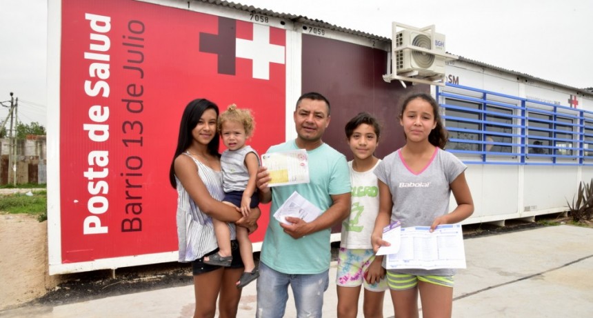 San Mart&iacute;n: Moreira recorri&oacute; el nuevo Centro de Salud del Barrio 13 de Julio