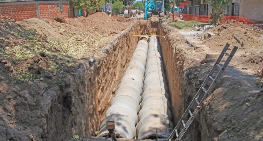 Jos&eacute; C. Paz: Ishii visit&oacute; los adelantos de la Obra Hidr&aacute;ulica en Barrio Parque Jard&iacute;n