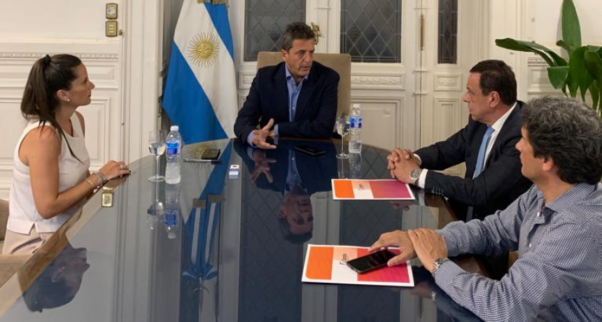 Z&aacute;rate: El intendente C&aacute;ffaro se reuni&oacute; con Sergio Massa