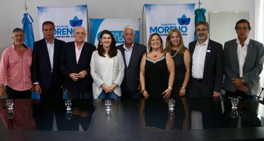 Moreno: La intendenta firm&oacute; Convenio con CAME y FEBA para desarrollar el centro comercial