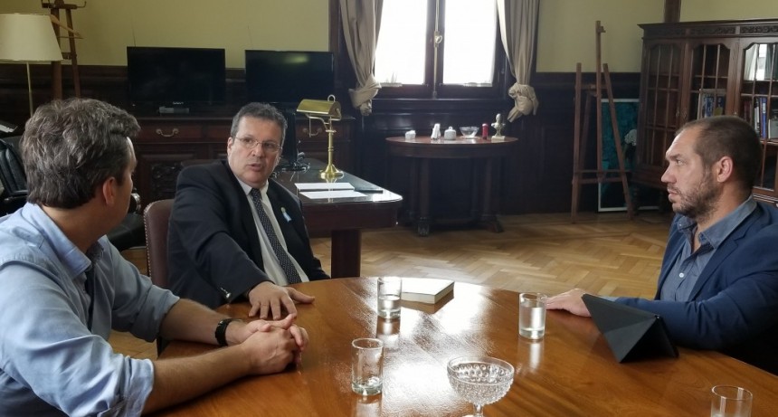 Luj&aacute;n: Leo Boto fue recibido por el Ministro de Cultura, Trist&aacute;n Bauer