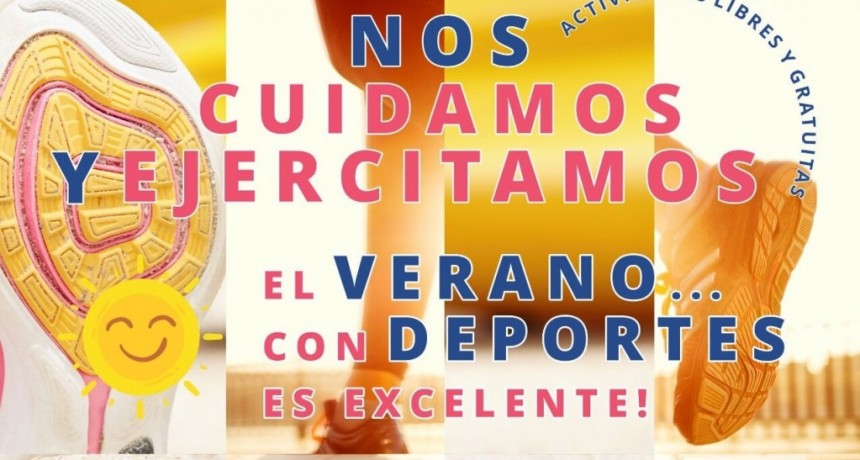 Tres Arroyos: Comienza el programa de verano “Nos cuidamos y ejercitamos” 