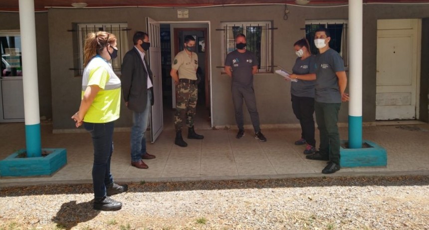 Lezama: Referentes de Defensa Civil visitaron el distrito 