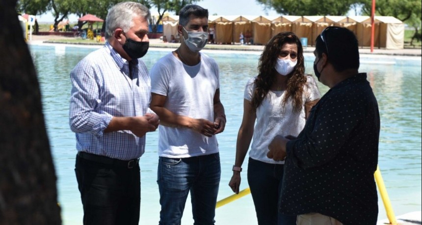 Bahía Blanca: El intendente visitó el Complejo Recreativo Maldonado 