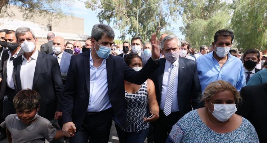 San Juan: El presidente recorrió junto a Uñac las zonas afectadas por el violento sismo 