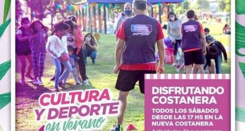 Campana: Con nuevas actividades, llega otra jornada de “Disfrutando la Costanera” 