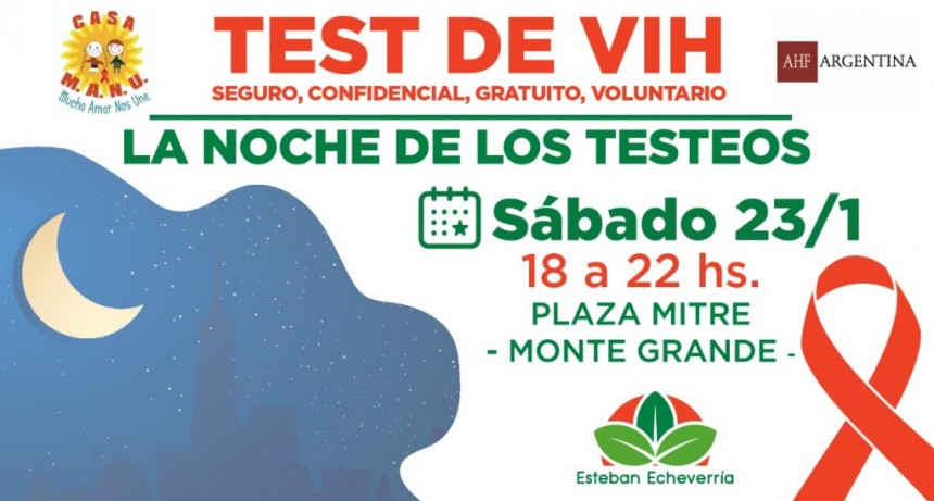 E. Echeverría: Exámenes gratuitos y confidenciales de VIH