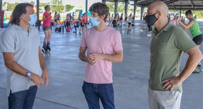 San Fernando: Juan Andreotti compartió un evento familiar de juegos, deportes y kartings en el Parque Náutico 