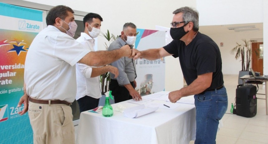 Zárate: Seis instituciones junto al Municipio, firmaron el acta compromiso para sumarse al Programa Solidaridad Urbana 