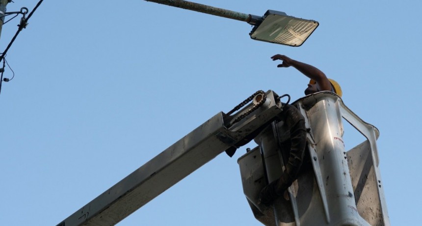 Gral. Viamonte: Comenzó el plan de iluminación Urbana