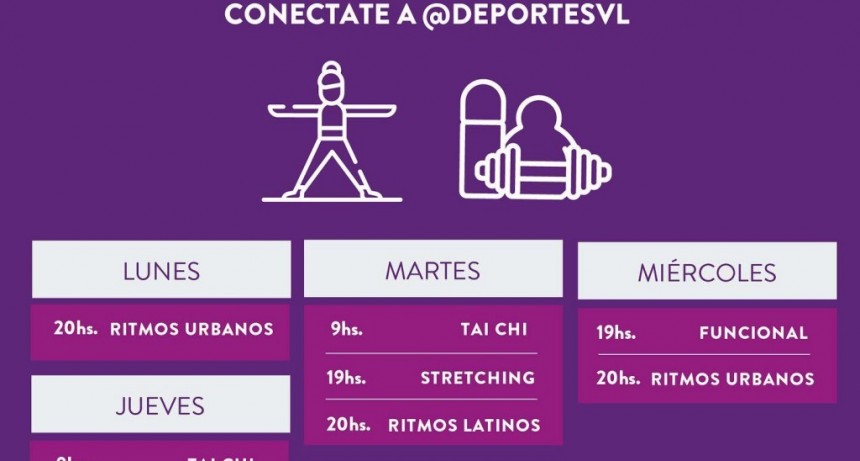 Vicente López: Continúan las clases de gimnasia en vivo por Instagram