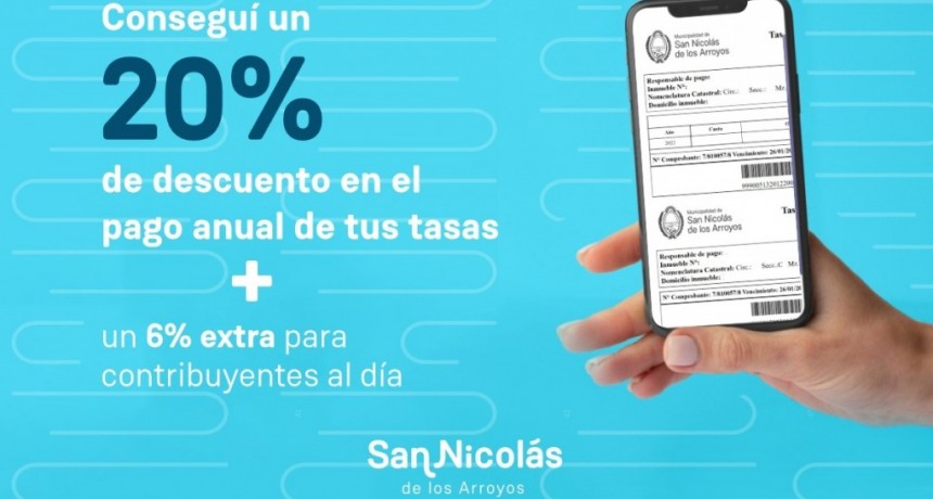 San Nicol&aacute;s: Se puede obtener hasta un 26% de descuento en el Pago anual de las tasas municipales