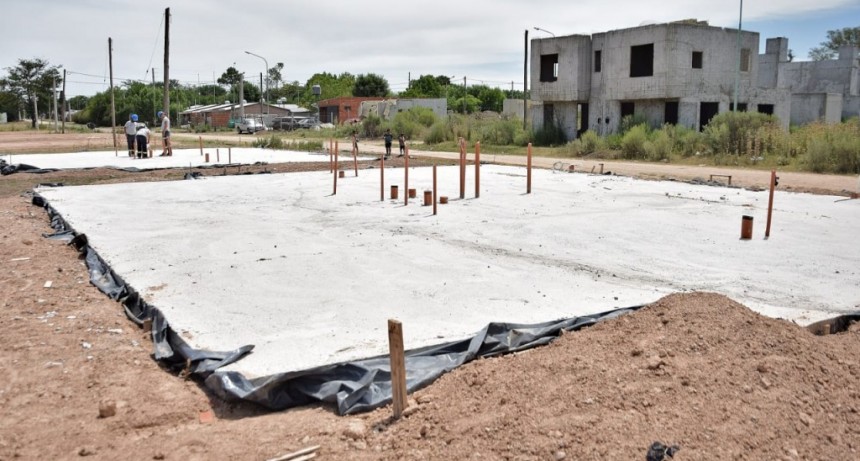 Luján: Se inició la construcción de 54 nuevas viviendas en el barrio Santa Marta