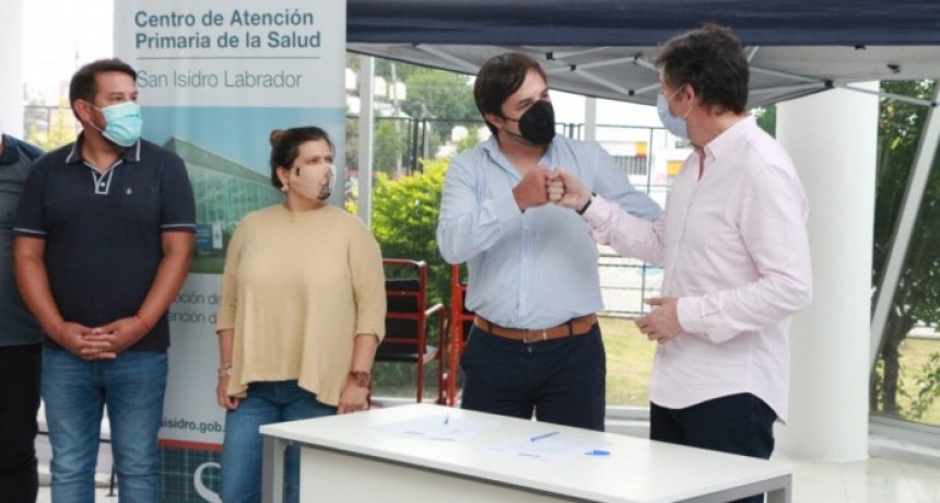 San Isidro: Kreplak inauguró y recorrió dos CAPS nuevos en el distrito