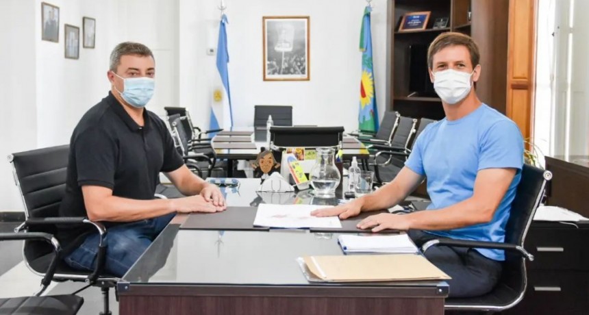 San Vicente: Mantegazza se reunió con el Secretario de Servicios Públicos de la Provincia 