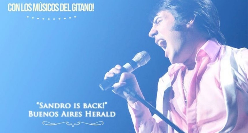 Monte Hermoso: Se adelanta la función de “Sandro is Back” en el Centro Cultural 