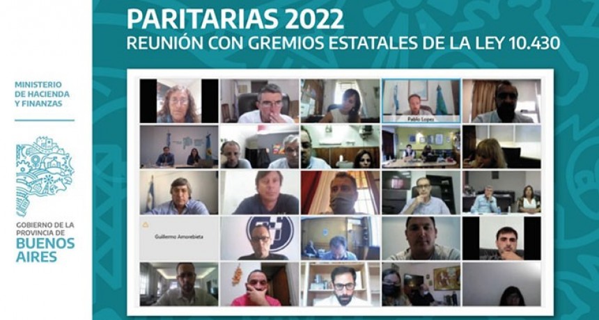 La Provincia comenzó el diálogo con los gremios estatales por la paritaria 2022