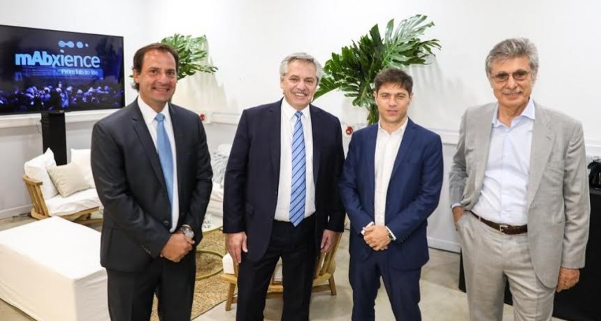Escobar: Alberto Fern&aacute;ndez y Axel Kicillof, participaron de la inauguraci&oacute;n de mAbxience
