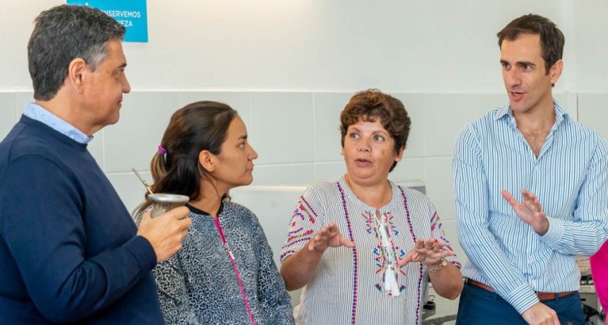 Jun&iacute;n: Jorge Macri en modo campa&ntilde;a recorri&oacute; el distrito junto al intendente Pablo Petrecca 