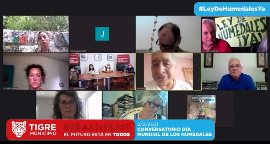 Tigre celebró un encuentro virtual, participativo para concientizar a la comunidad y reafirmar el pedido de una ley nacional de preservación 