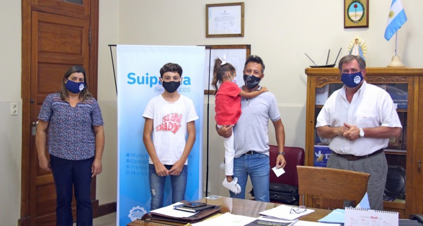 Suipacha: Alejandro Federico recibió a familias de jóvenes deportistas becados 