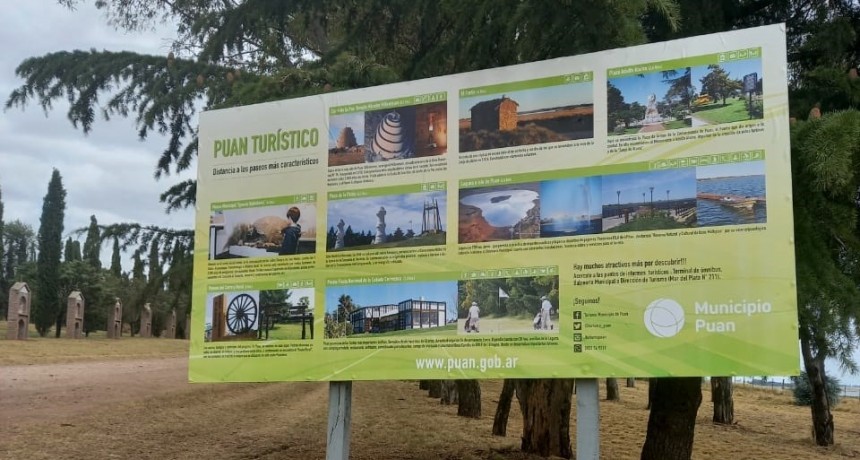 Puan: Nueva cartelería en diversos puntos de la localidad  