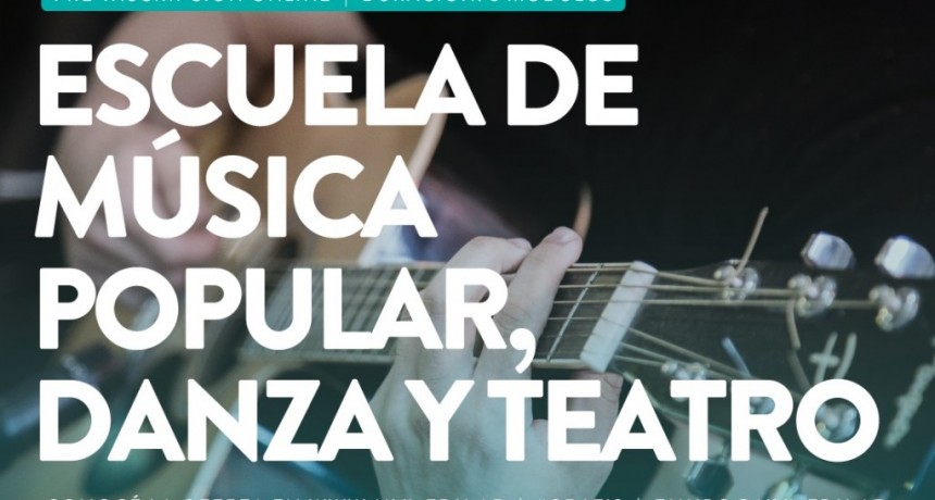 Vicente López: Abierta la inscripción a la Escuela de Música Popular, Danza y Teatro 