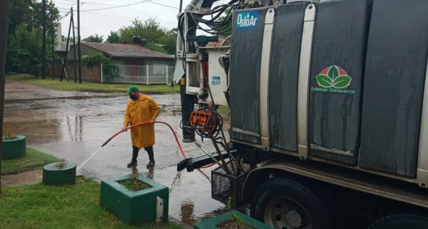 E. Echeverría: El municipio realiza un trabajo integral en las zonas afectadas por la tormenta