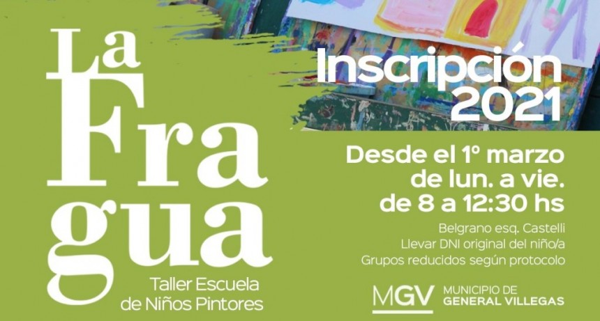 Gral. Villegas: Abierta la inscripción para La Fragua  