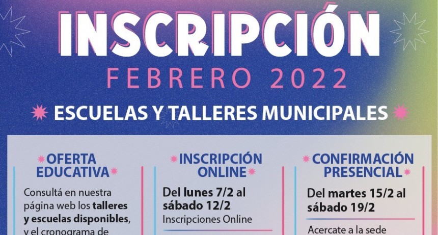 Berazategui: Abre la inscripción a las escuelas y talleres de cultura 