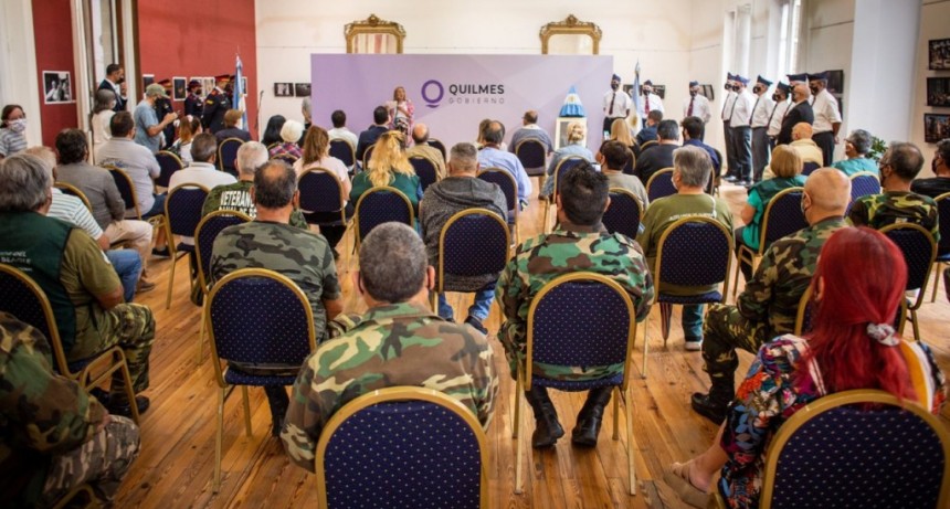 Quilmes: El Municipio realizó el acto oficial por el 209º Aniversario por el combate de San Lorenzo 