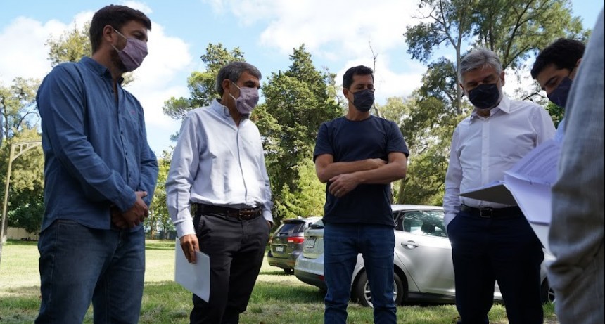 Mercedes: Ustarroz, De Pedro y Filmus recorrieron los avances del Polo Científico 