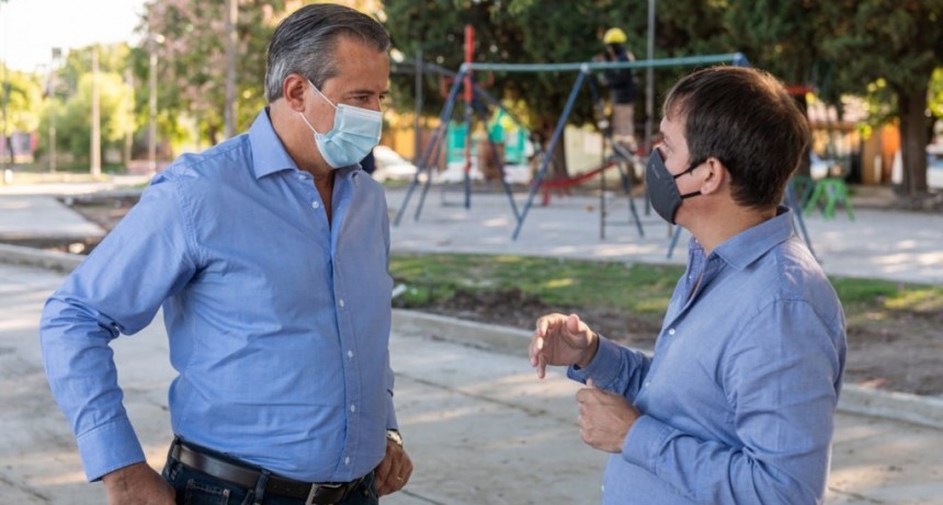 Paraná (ER): La recuperación integral de la plaza Eva Perón tiene un 60 % de avance