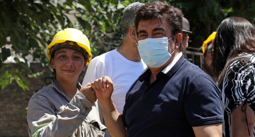 La Matanza: Fernando Espinoza y el Ministro Zabaleta visitaron las obras que se están realizando en el distrito 