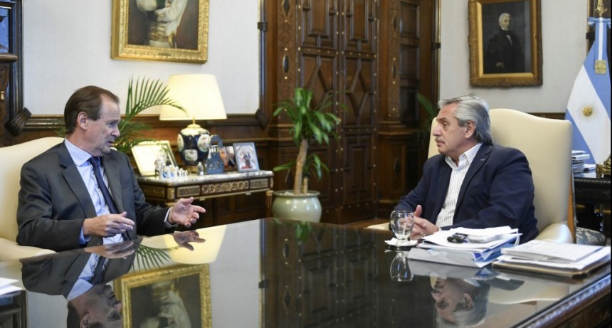 El Presidente se reunió con el Gobernador de Entre Ríos, Gustavo Bordet