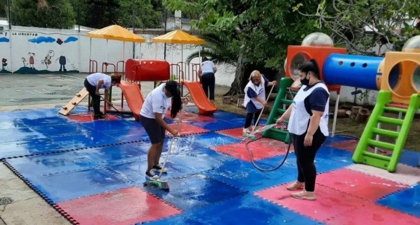 San Martín: El Municipio acondicionó todas las escuelas y jardines públicos de la ciudad