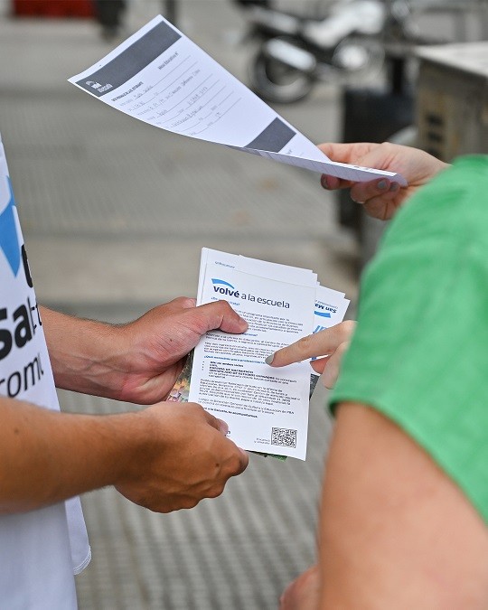 San Martín: “Volvé a la Escuela” recorrió todos los barrios del distrito