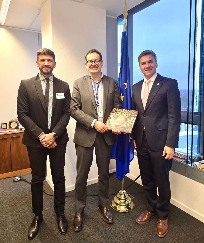 Chaco: Zdero se reunió con autoridades de la Comisión Europea para impulsar el acuerdo UE-Mercosur