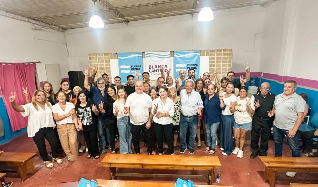 Pte. Perón: Cantero presentó a los candidatos de la unidad del PJ Peronense