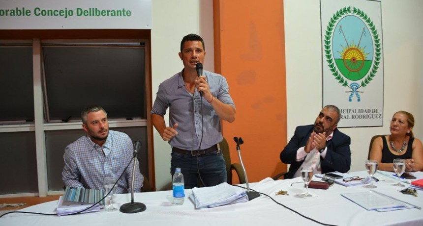 Gral. Rodr&iacute;guez: Mauro Garc&iacute;a realiz&oacute; su primer discurso de apertura de sesiones del HCD