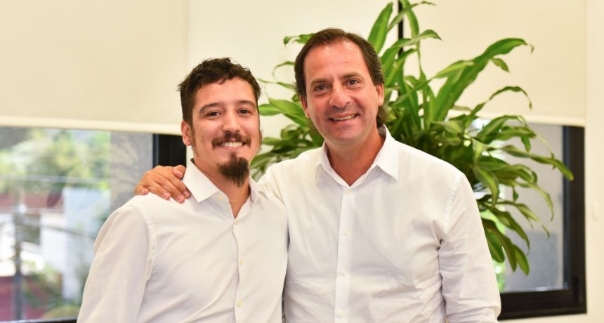 Escobar: Ariel Sujarchuk recibi&oacute; al nuevo gerente de la UDAI, Leonardo Moreno