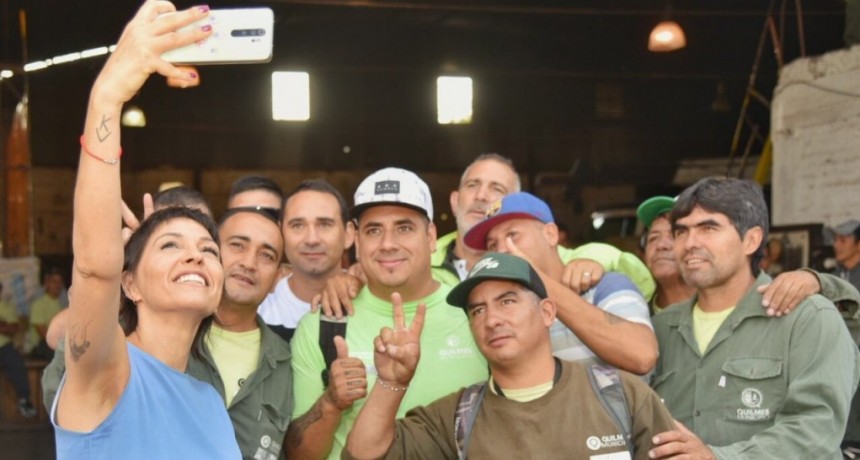 Quilmes: Mendoza firmó una bonificación salarial para los trabajadores de alumbrado público 