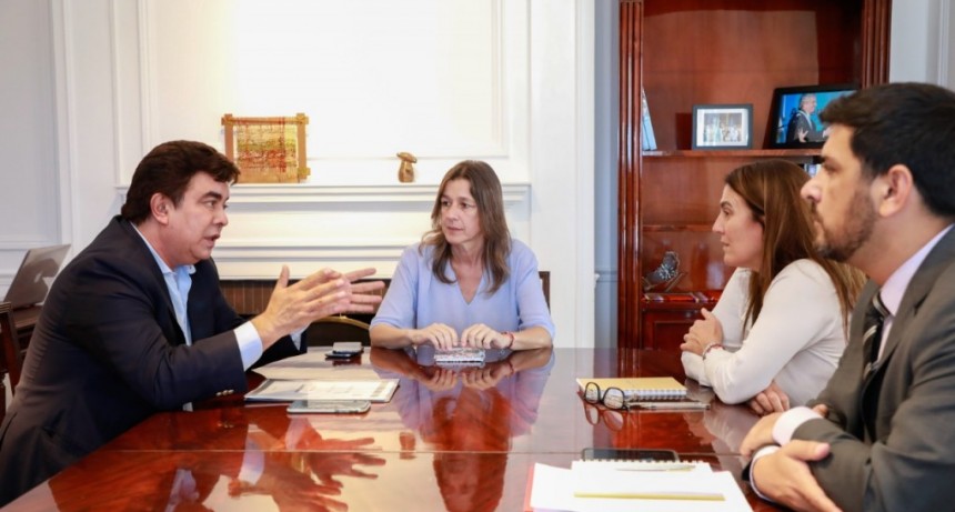 Fernando Espinoza se reunió con la ministra Sabina Frederick para delinear el regreso de la Gendarmería a La Matanza 
