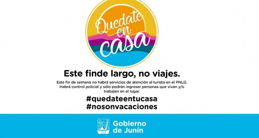 Junín: Piden a los turistas no visitar el distrito durante el fin de semana largo 