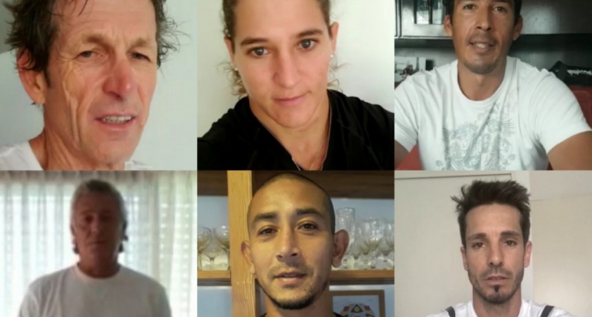 Deportistas de San Fernando pidieron a los vecinos que se queden en sus casas 