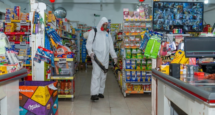 Junín: Continúan los operativos de fumigación desinfectante contra el coronavirus 