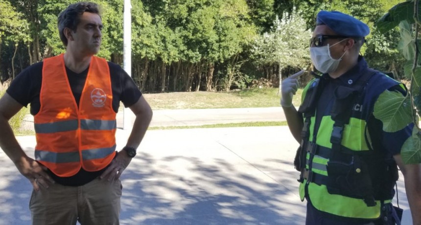 Luján: Leonardo Boto supervisó operativos de control de circulación de vehículos 