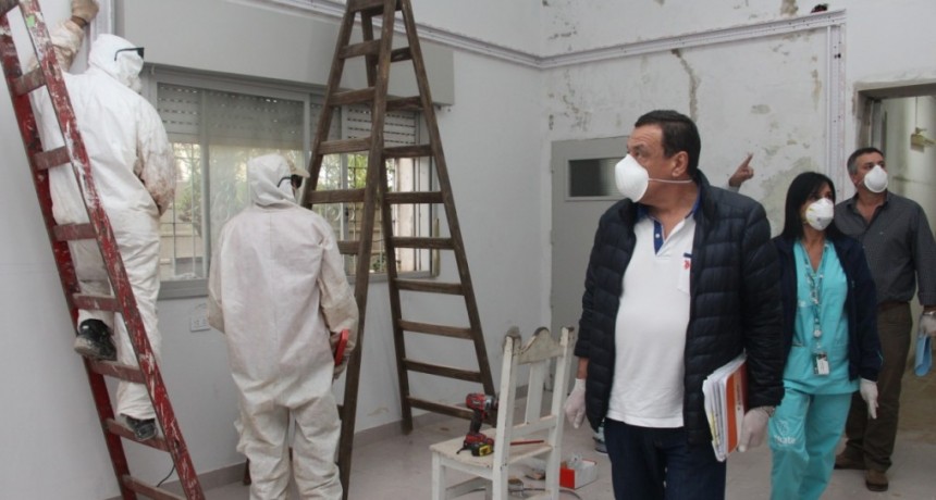 Zárate: El intendente recorrió el futuro centro de aislamiento y los accesos al distrito