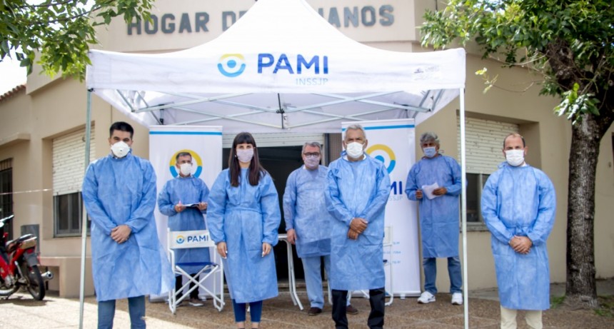 Colón (BA): Vacunan a residentes de hogares de adultos mayores 